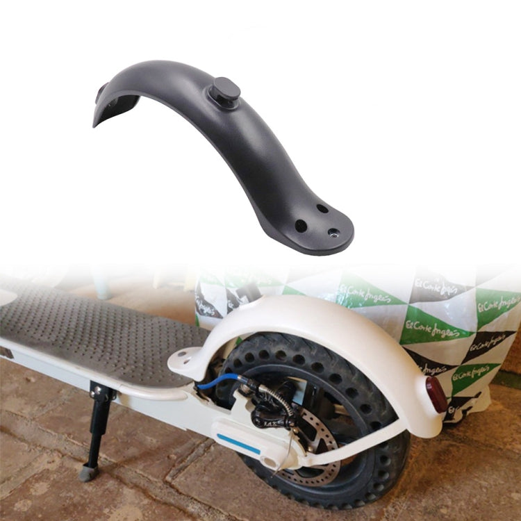 For Xiaomi Mijia M365 Electric Scooter Accessories Rear Wheel Fender with Hook, Fender with Hook Black, Fender with Hook White Fender with Hook Black Black