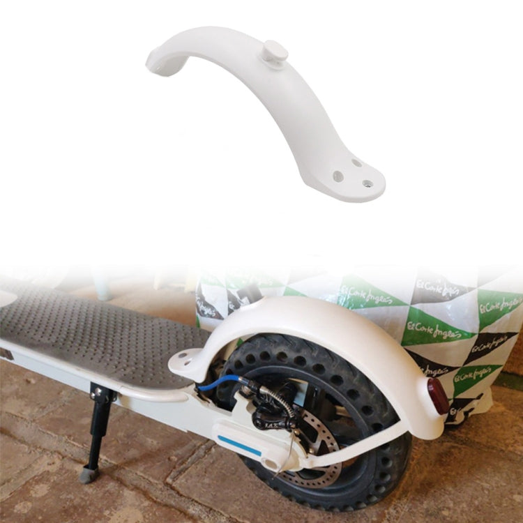 For Xiaomi Mijia M365 Electric Scooter Accessories Rear Wheel Fender with Hook, Fender with Hook Black, Fender with Hook White – Durable Build, Easy to Use Fender with Hook White White