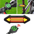 Bicycle Tail Light Intelligent Wireless Remote Control Turn Signal Warning Light, Turn Signal Warning Light Turn Signal Warning Light