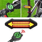 Bicycle Tail Light Intelligent Wireless Remote Control Turn Signal Warning Light, Turn Signal Warning Light Turn Signal Warning Light