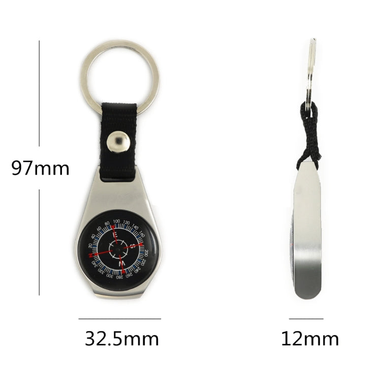 K30T Zinc Alloy Compass Keychain, K30T – Durable Build, Easy to Use
