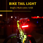 Rainbow Bike Tail Light MTB Bicycle Rear Light