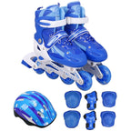 Children Adult Flash Straight Row Roller Skates Skating Shoes Suit, Size : L, Size : L (Pink), Size : L (Blue), Size : L (Red)