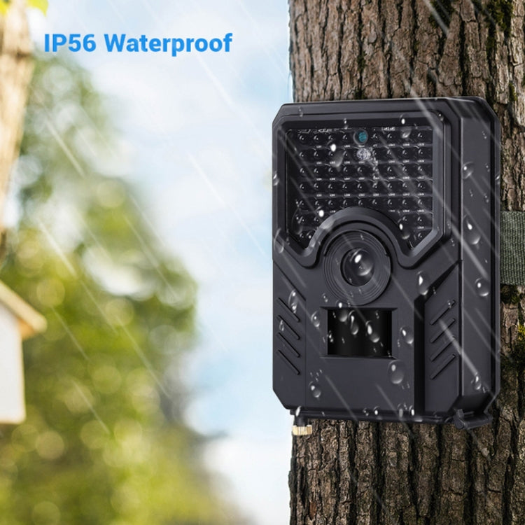 PR-200B 120 Degrees Wide Angle Lens IP56 Waterproof 12MP 1080P HD Infrared Hunting Trail Camera, Support TF Card, PIR Distance: 10-15m, PR200B