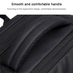 BANGE Business Backpack Men Travel Waterproof Large Capacity Computer Shoulders Bag, Business Backpack (Blue), Business Backpack (Pink), Business Backpack (Black)