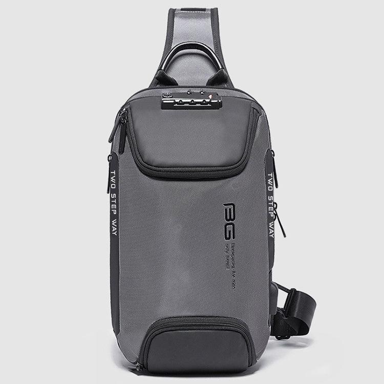 BANGE Men Security USB Chest Bag Portable Outdoor Shoulder Bag, Outdoor Shoulder Bag – Waterproof