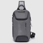 BANGE Men Security USB Chest Bag Portable Outdoor Shoulder Bag, Outdoor Shoulder Bag – Waterproof