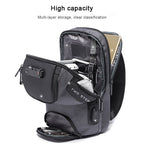 BANGE Men Security USB Chest Bag Portable Outdoor Shoulder Bag, Outdoor Shoulder Bag – Waterproof