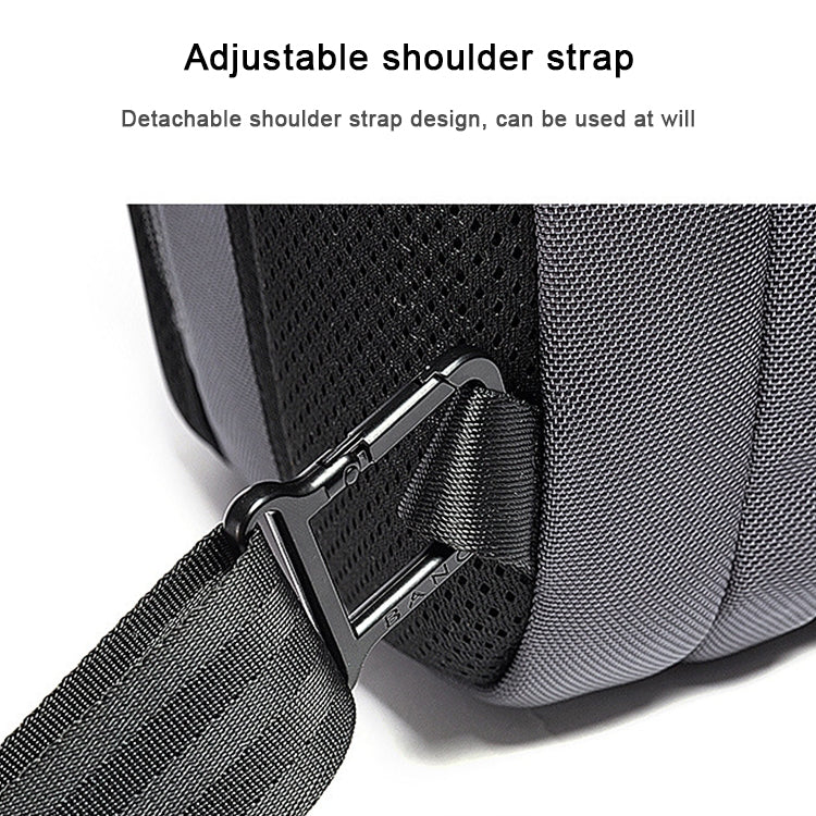 BANGE Men Security USB Chest Bag Portable Outdoor Shoulder Bag, Outdoor Shoulder Bag – Waterproof