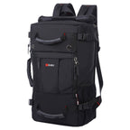 KAKA Large Capacity Backpack Men Travel Bag Leisure Student Waterproof Shoulders Bag with Lock, KAKA Shoulders Bag KAKA Shoulders Bag Black