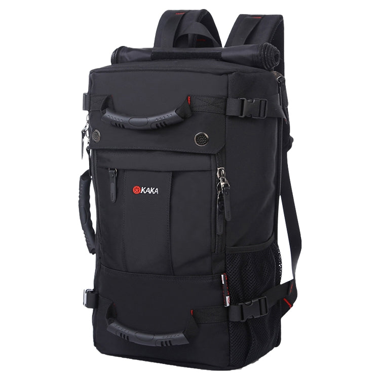 KAKA Large Capacity Backpack Men Travel Bag Leisure Student Waterproof Shoulders Bag with Lock, KAKA Shoulders Bag KAKA Shoulders Bag Black
