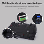 KAKA Large Capacity Backpack Men Travel Bag Leisure Student Waterproof Shoulders Bag with Lock, KAKA Shoulders Bag