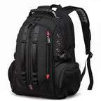 BANGE Waterproof Travel Men Backpack Rechargeable Large Capacity Shoulders Bag with Earplug Hole, BANGE Travel Bag BANGE Travel Bag