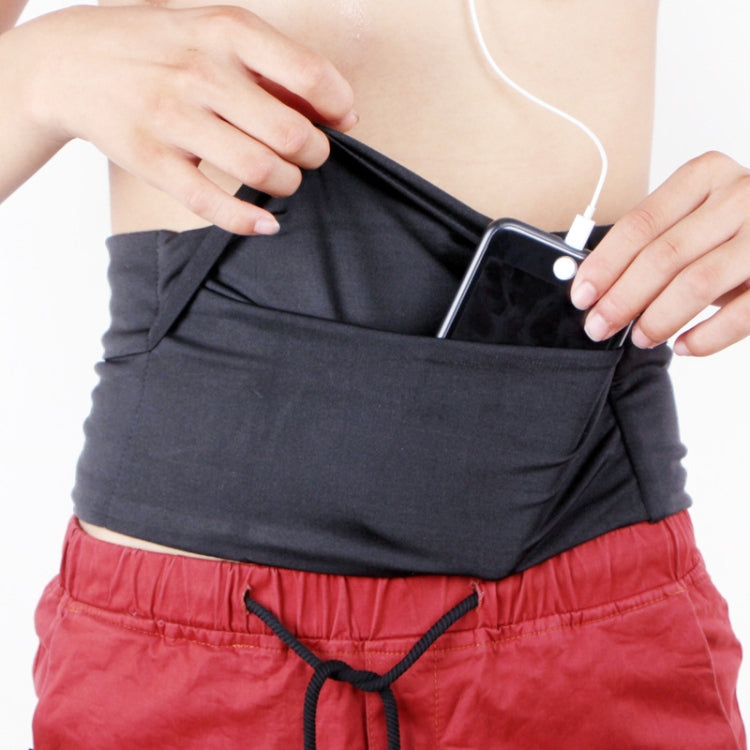 Personal Large-capacity Stretch Tablet Pockets Travel Anti-theft Bag Phone Bag,Size: L, Size: L Size: L Black