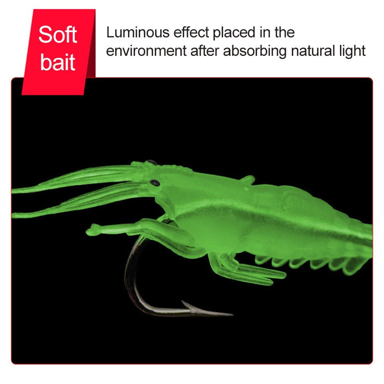 10 PCS 4cm Fishing Soft Artificial Shrimp Bait Lures Popper Poper Baits with Hook, Artificial Shrimp with Hook, Luminous Shrimp with Hook, Pink Shrimp with Hook, Green Shrimp with Hook, Transparent Shrimp with Hook – Durable Build, Easy to Use