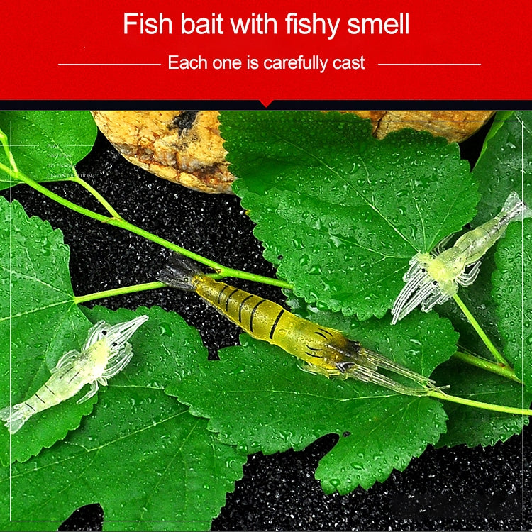 10 PCS 4cm Fishing Soft Artificial Shrimp Bait Lures Popper Poper Baits with Hook, Artificial Shrimp with Hook, Luminous Shrimp with Hook, Pink Shrimp with Hook, Green Shrimp with Hook, Transparent Shrimp with Hook – Durable Build, Easy to Use