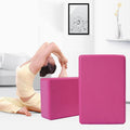 High Density Yoga Block Foam Brick Women Home Exercise Fitness Health Gym Practice Tool, Size:23*15*7.5cm, 23 x 15 x 7.5cm Purple 23 x 15 x 7.5cm Purple