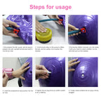 Thickening Explosion-proof Big Yoga Ball Sport Fitness Ball Environmental Pregnant Yoga Ball, Diameter: 65cm, 65cm(Pink), 65cm(Purple)