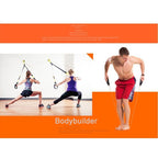 Fitness Exercise Resistance Bands Stretch Elastic Rope Workout Yoga Rally Muscle Training Exercise Rope, Size:6*9*1200mm, Random Color Delivery, Size:6*9*1200mm