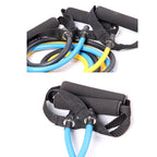 Fitness Exercise Resistance Bands Stretch Elastic Rope Workout Yoga Rally Muscle Training Exercise Rope, Size:6*9*1200mm, Random Color Delivery, Size:6*9*1200mm