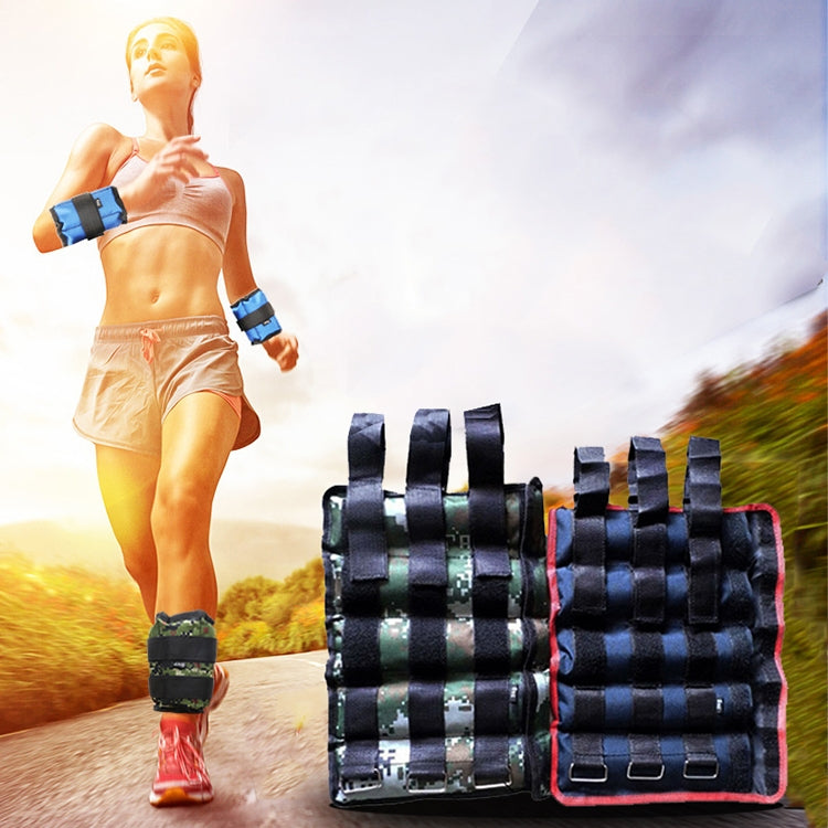 A Pair of Selling Fitness Loading Equipment Ankle Weights Gaiter Sandbags, Adjustable Invisible Running Sports Sandbags, Weight: 10kg, Weight: 10kg Weight: 10kg