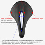 GUB 1180 PU Soft Breathable Hollow Bicycle Saddle, 1180