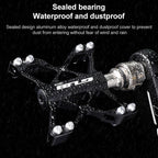 GUB QR-009 Aluminum Alloy MTB Non-slip Bicycle Pedals, QR-009