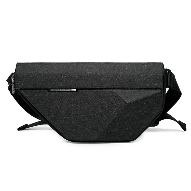 Bange BG-7502 Men Pyramid Hard Shell Waterproof Crossbody Chest Bag, Size: 35 x 18 x 5cm, 35 x 18 x 5cm(Black) 35 x 18 x 5cm(Black) Black