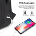 Bange BG-S51 Men Waterproof Large Capacity Backpack with USB Port, Size: 43 x 31 x 16cm, 43 x 31 x 16cm(Black) – Waterproof, Wear-resistant