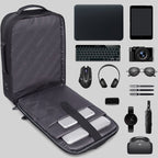 Bange BG-S52 16 inch Men Oxford Cloth Waterproof Backpack with USB Port, 16 inch Oxford Cloth