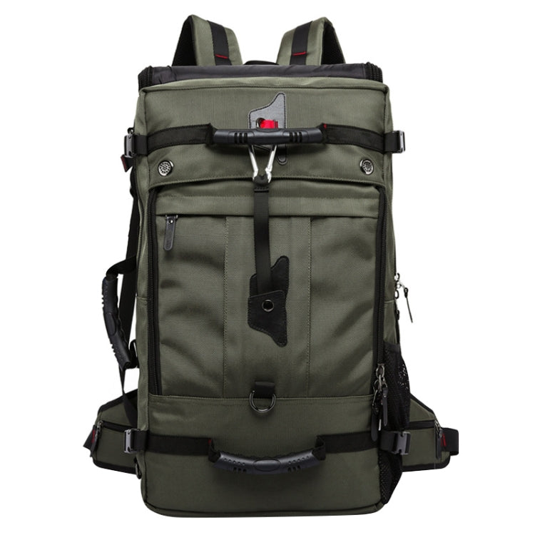 KAKA kaka2070 Oversized Version Men Oxford Cloth Waterproof Backpack Mountain Bag, Capacity: 50L, 50L(Army Green), 50L(Black), 50L(Blue) 50L(Army Green) Army Green
