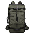 KAKA kaka2070 Oversized Version Men Oxford Cloth Waterproof Backpack Mountain Bag, Capacity: 50L, 50L(Army Green), 50L(Black), 50L(Blue) 50L(Army Green) Army Green