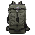KAKA kaka2070 Oversized Version Men Oxford Cloth Waterproof Backpack Mountain Bag, Capacity: 50L, 50L(Army Green), 50L(Black), 50L(Blue) 50L(Army Green) Army Green