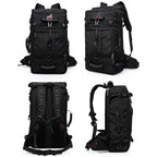KAKA kaka2070 Oversized Version Men Oxford Cloth Waterproof Backpack Mountain Bag, Capacity: 50L, 50L(Army Green), 50L(Black), 50L(Blue)