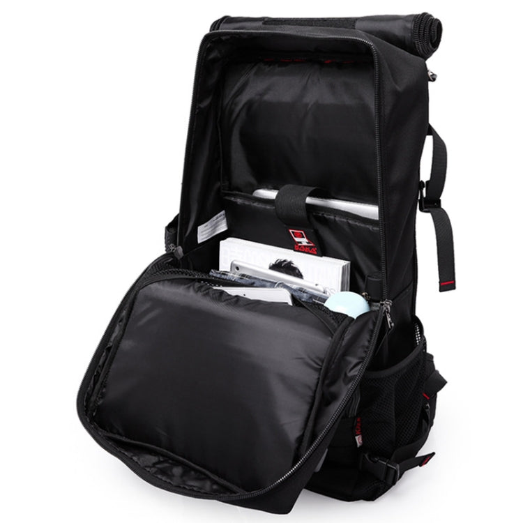 KAKA kaka2070 Oversized Version Men Oxford Cloth Waterproof Backpack Mountain Bag, Capacity: 50L, 50L(Army Green), 50L(Black), 50L(Blue)