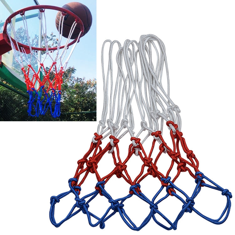 Regular Edition Polyester Rope Basketball Frame Net (White Red Blue), Regular Edition Regular Edition OG2824A