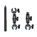 Motorcycle Dual-headsCrab & Single Heads Clamps Handlebar Fixed Mount Selfie Stick, Dual-heads Crab & Single Heads Crab Dual-heads Crab & Single Heads Crab