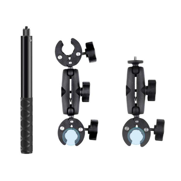 Motorcycle Dual-headsCrab & Single Heads Clamps Handlebar Fixed Mount Selfie Stick, Dual-heads Crab & Single Heads Crab Dual-heads Crab & Single Heads Crab