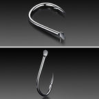 ISE 500 PCS Mixed Size Fish Barbed Hook Fishing Hooks, 3-12#