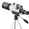 WR852 16x/66x70 High Definition High Times Astronomical Telescope with Tripod, 66x70 White 66x70 White