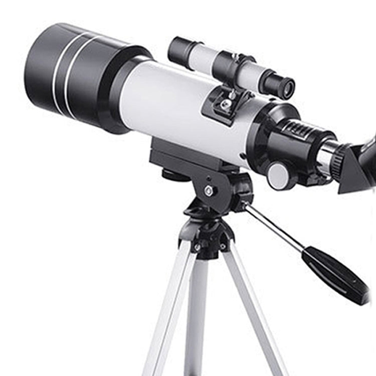 WR852 16x/66x70 High Definition High Times Astronomical Telescope with Tripod, 66x70 White 66x70 White