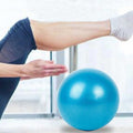 Mini Yoga Pilates Ball Explosion-proof PVC Ball Balanced Fitness Gymnastic Exercise Training with Straw, Diameter: 25cm, 25cm(Blue), 25cm(Purple) 25cm(Blue) Blue