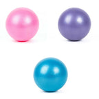 Mini Yoga Pilates Ball Explosion-proof PVC Ball Balanced Fitness Gymnastic Exercise Training with Straw, Diameter: 25cm, 25cm(Blue), 25cm(Purple)