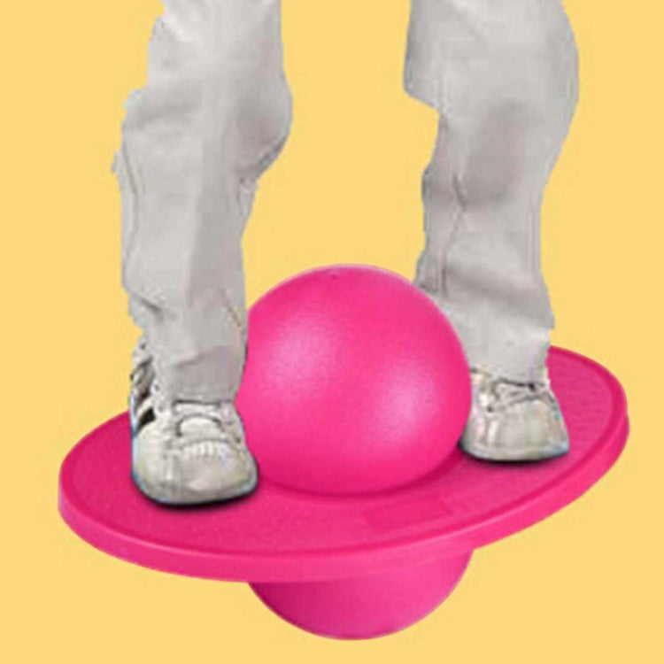 Bouncing Ball Explosion-proof Balance Outdoor Inflatable Exercise Jumping Balls Toys Pink