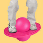 Bouncing Ball Explosion-proof Balance Outdoor Inflatable Exercise Jumping Balls Toys Pink
