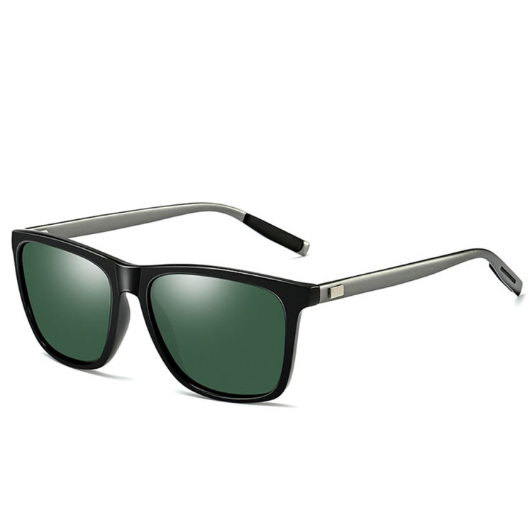 Men Retro Fashion Aluminum Magnesium Frame UV400 Polarized Sunglasses, Black Silver+ Grey, Grey+ Silver, Demi Brown + Brown, Black Tarnish+ G15 Green, Black Tarnish+ Blue, Black Tarnish+ Grey, Black Tarnish+ Pink – Durable Build, Easy to Use Black Tarnish+ G15 Green OG3711C