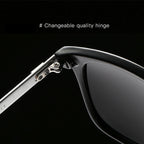 Men Retro Fashion Aluminum Magnesium Frame UV400 Polarized Sunglasses, Black Silver+ Grey, Grey+ Silver, Demi Brown + Brown, Black Tarnish+ G15 Green, Black Tarnish+ Blue, Black Tarnish+ Grey, Black Tarnish+ Pink