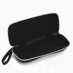 Sunglasses PU Leather Shell Zipper Glasses Case Box, Size: 16.5*6cm, Sunglasses PU Glasses Case – Leather