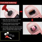 CD03 LED Double Wheel Wing Roller Skating Shoes, Size : 40, Size : 40 (Black), Size : 40 (Pink), Size : 40 (Gold), 40 (Silver)