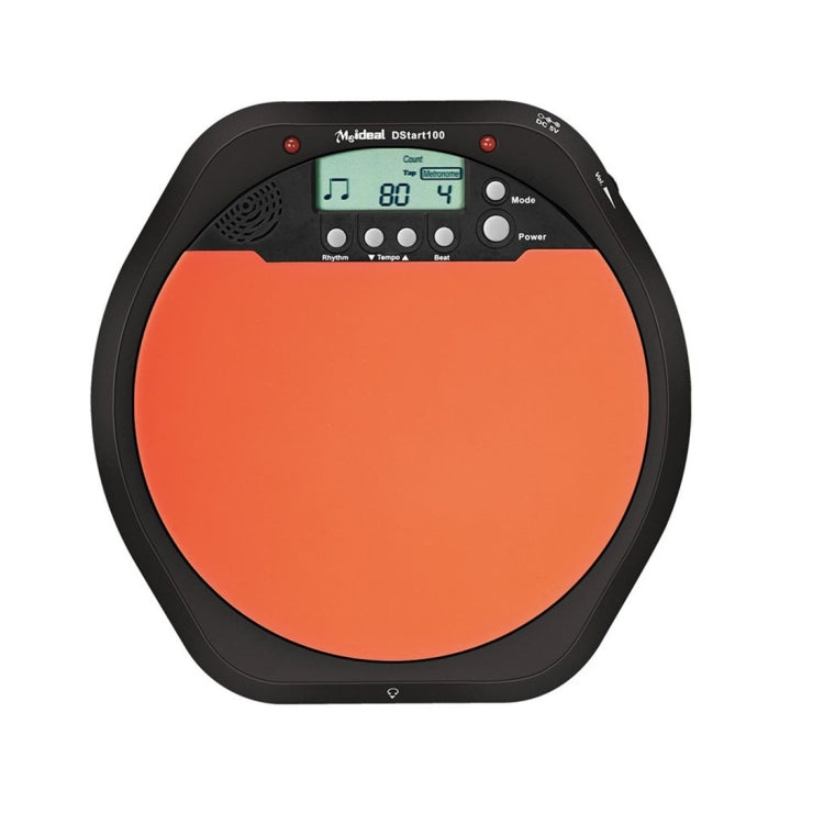 Electronic Dumb Combat Board Trainer Drum Exercise Metronome DS100(Black+Orange), Electronic Drum DS100 Electronic Drum DS100
